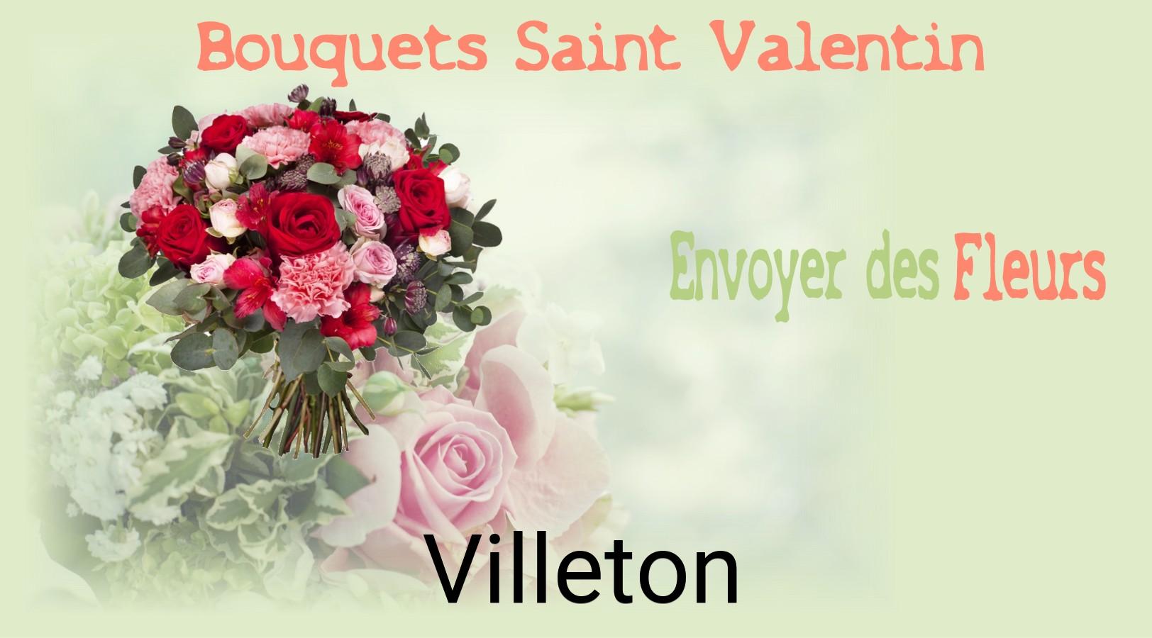 Roses de Saint-Valentin livrées à Villeton